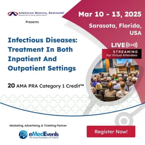Infectious Diseases – Treatment in both Outpatient and Inpatient Settings 2025 (Videos + Audios + Syllabus)