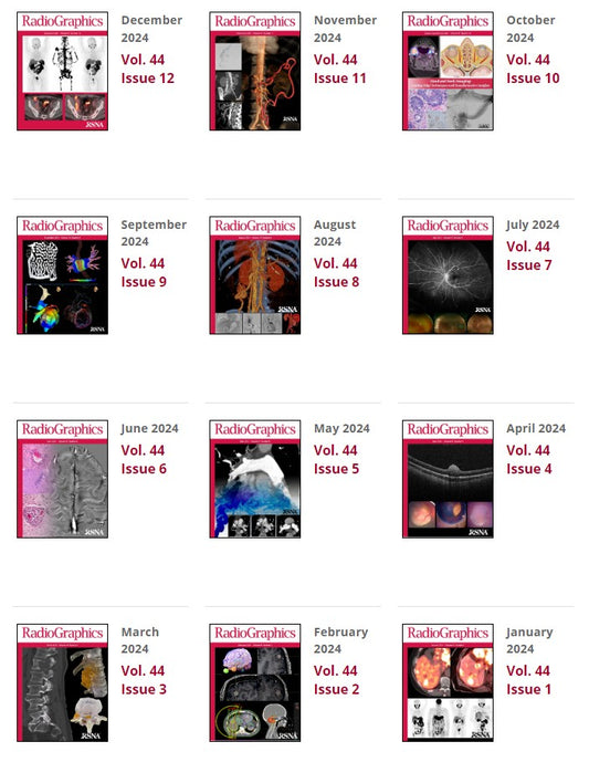 RadioGraphics 2024 Full Archives (True PDF)